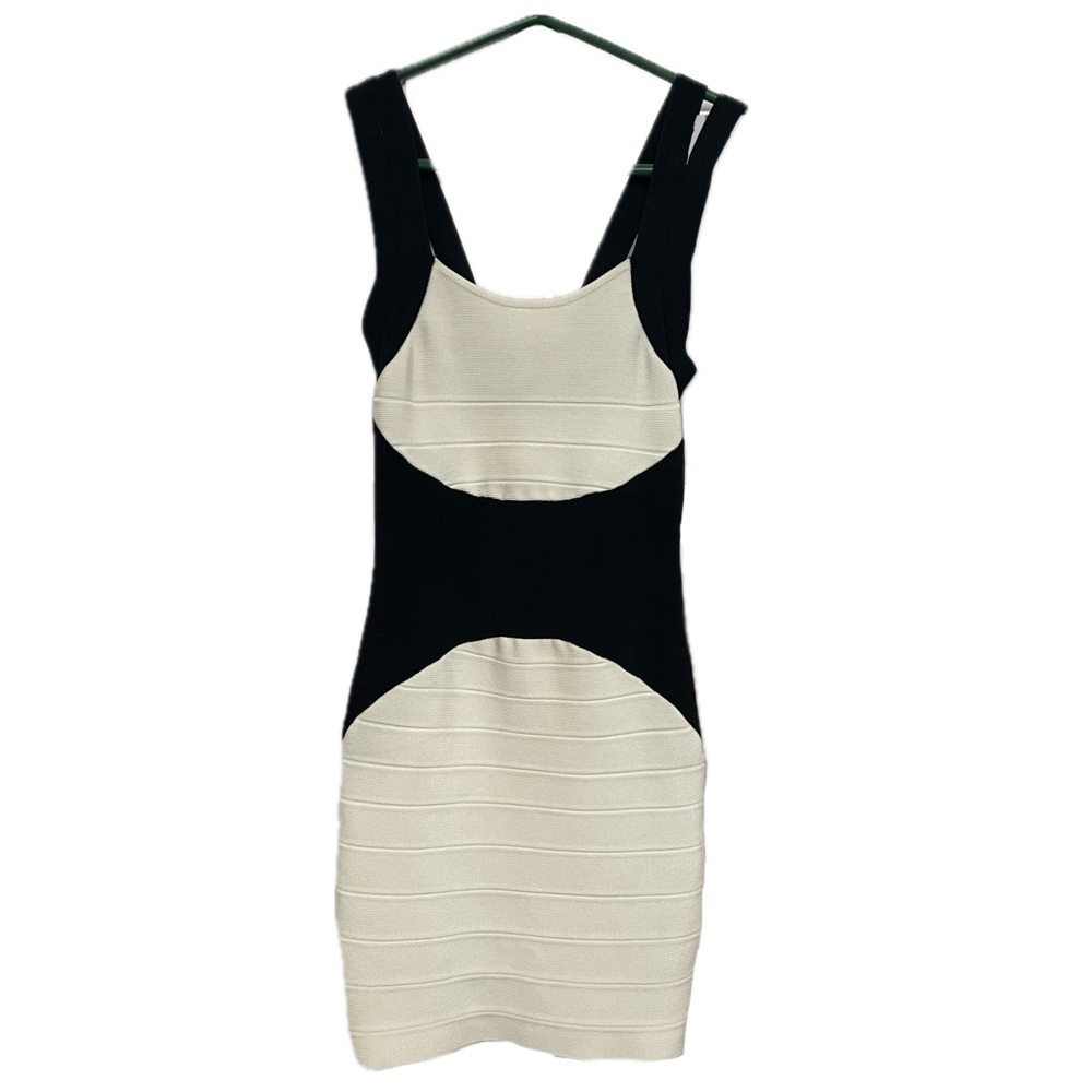 Marciano (guess) Black & White Bandage Bodycon Dress